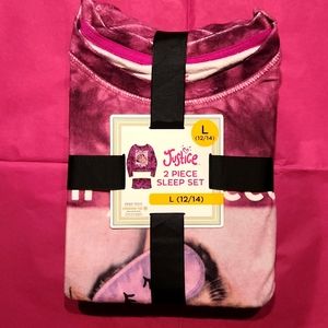 Girl's New JUSTICE 2 Piece Sleep Set!
